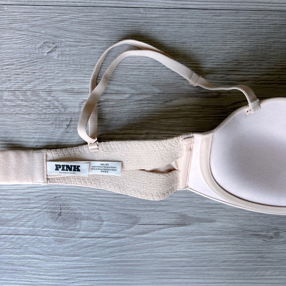 VS PINK wear everywhere push up strapless bra size 34B EUC - Picture 15 of 15